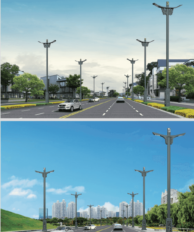 DL-LED-008/DL-LED-009 Yüksek güçlü LED sokak lambaları