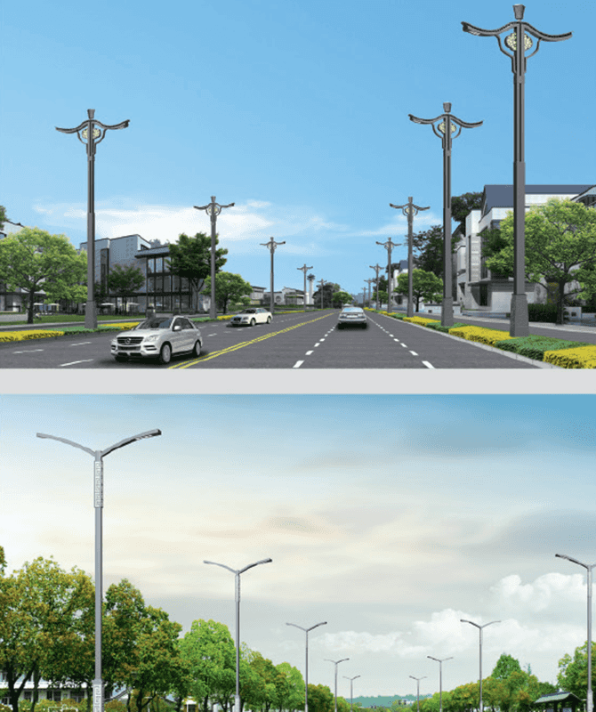 DL-LED-014/DL-LED-015 Yüksek güçlü LED sokak lambaları