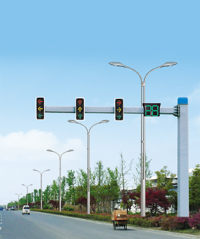 Eşit olmayan sekizgen sinyal direği Sinyal ışık direği