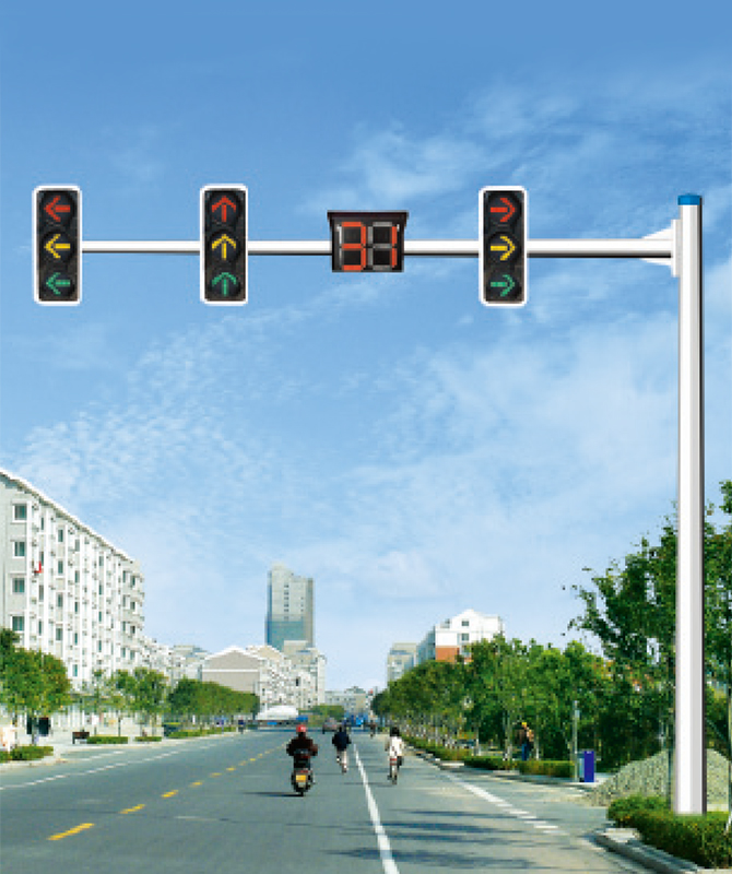 Sekizgen konsol sinyal direği Sinyal ışık direği